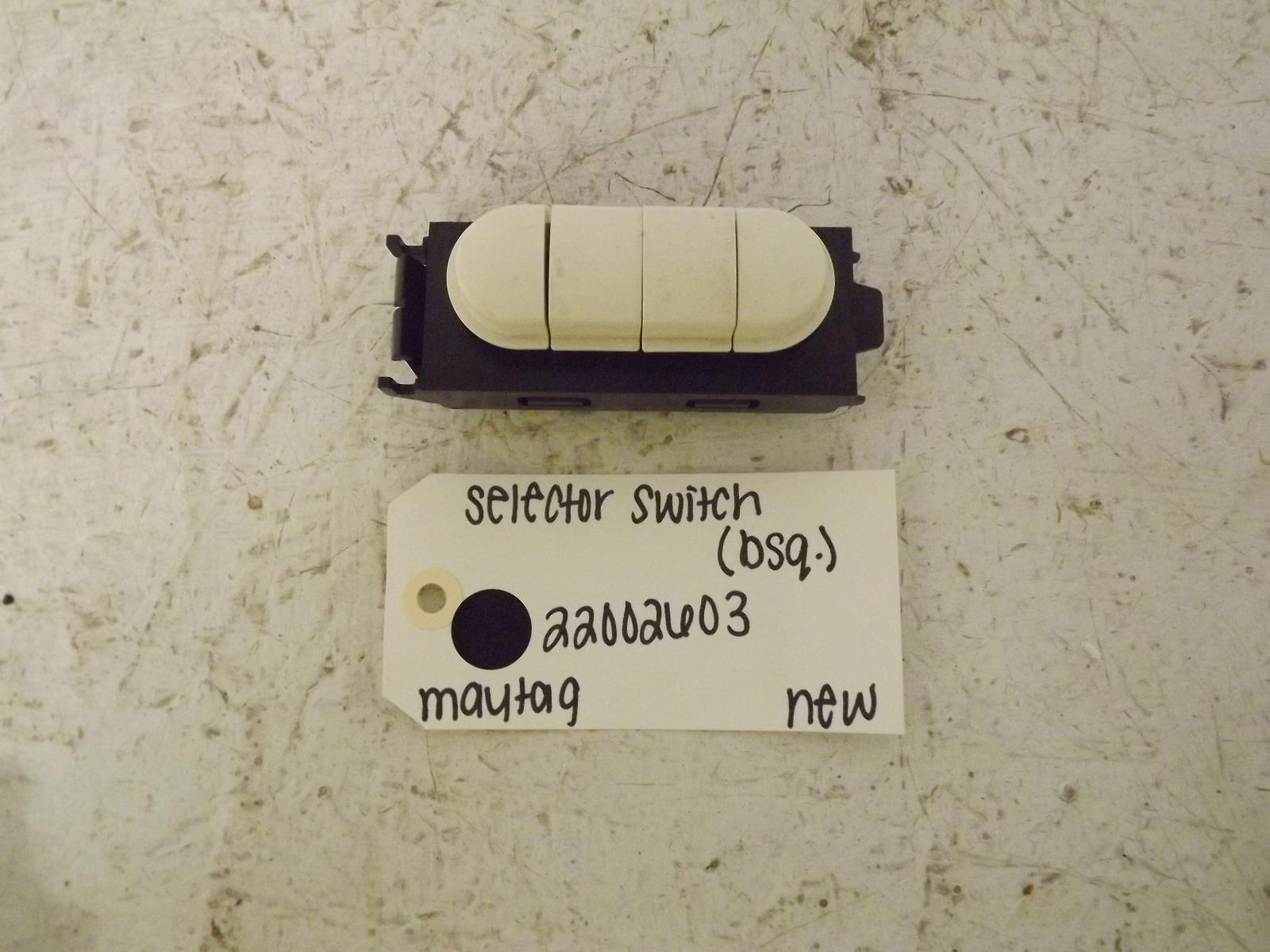 Maytag Washer 22002603 Selector Switch (Bisque) New Maytag Washer 22002603 Selector Switch (Bisque) New